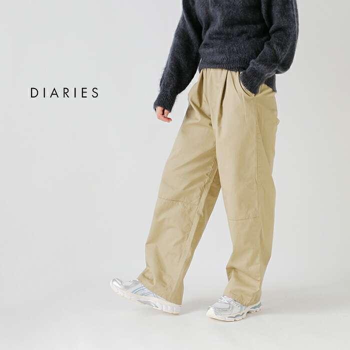 セール【50%OFF】ダイアリーズ DIARIES コットン ツイル ルーズ パンツ