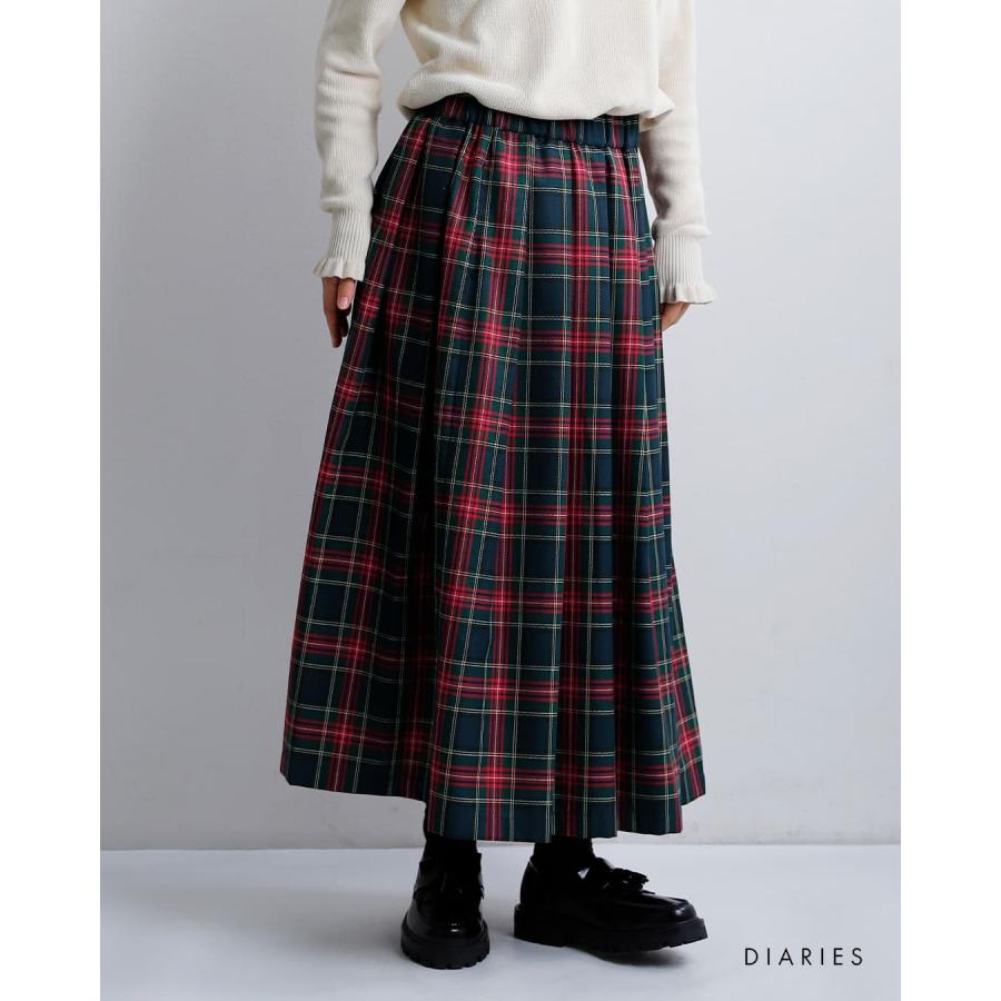 ダイアリーズ DIARIES タータンチェック タック スカート sa42601