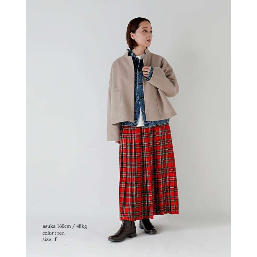 タータンチェック　長袖　セーター　巻きスカート　セットアップ　サイズS 新品 1_l6qeyIG_YQ5ZFKY.jpg