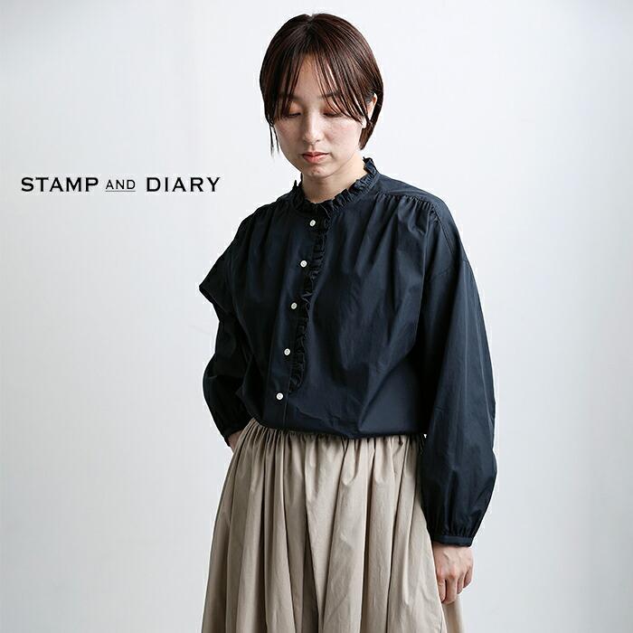 STAMP AND DIARY（スタンプアンドダイアリー） コットン ノーカラー