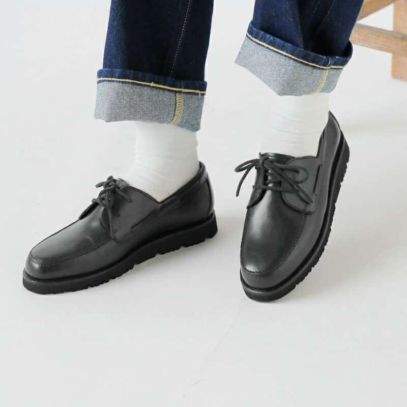 シャディ SHADDY ベジタブルタンニンレザー レースアップ シューズ