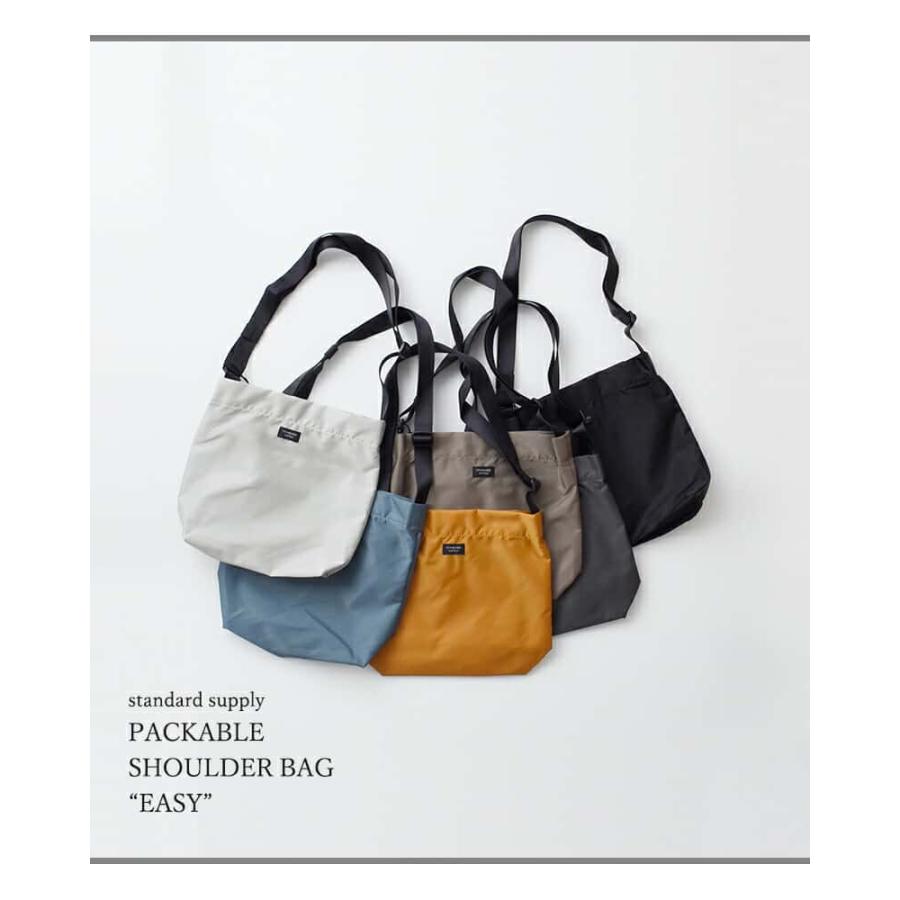 スタンダードサプライ STANDARD SUPPLY 折りたたみ バッグ 肩かけ STANDARD SUPPLY スタンダードサプライ パッカブル ショルダー