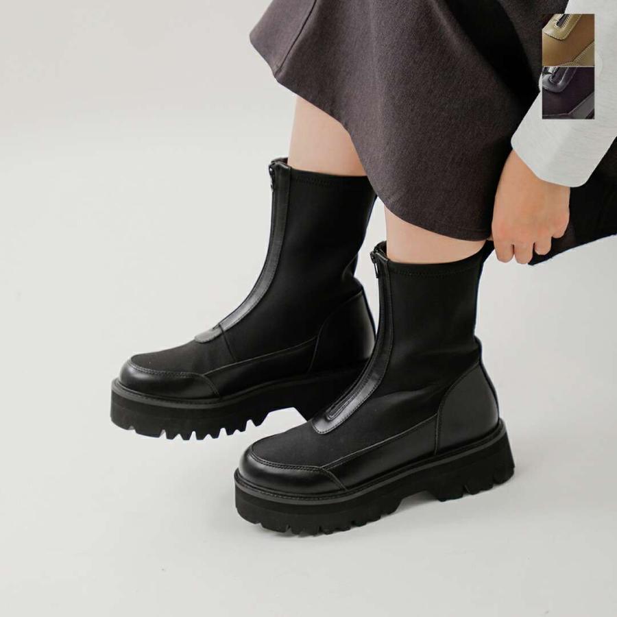 SHAKA シャカ  センタージップ タンクソール ブーツ “ZIP THICK TANK BOOTIE” sk-333-yo レディース 2025aw新作  ☆☆ クーポン対象 SHAKA（シャカ） セール【20%OFF】シャカ センタージップ タンクソール