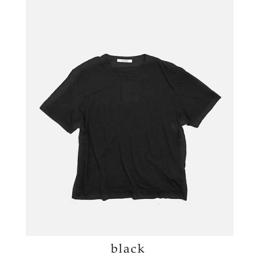 SLOANE（スローン） セール【30%OFF】スローン コットンシルク 半袖 T