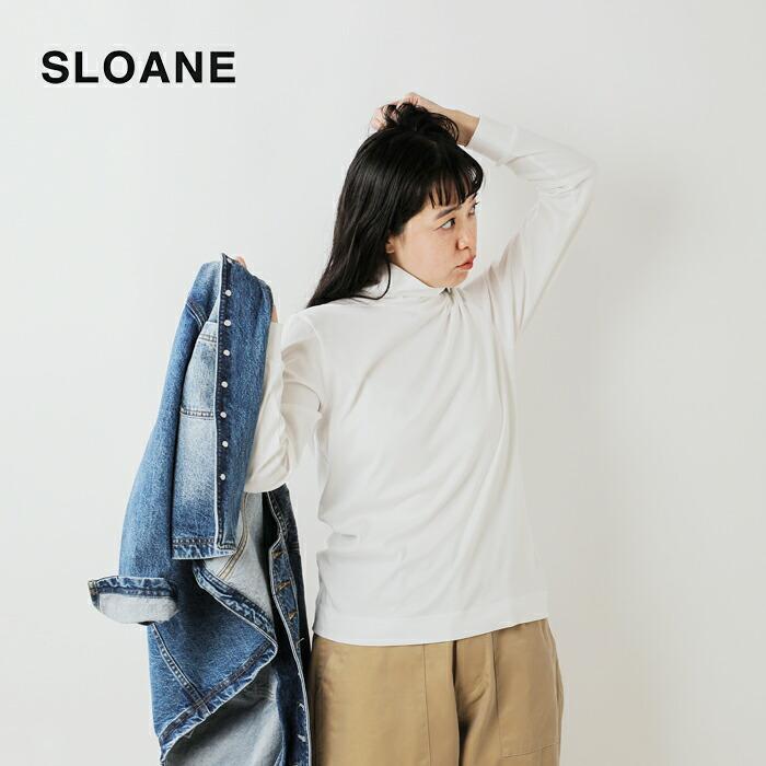 SLOANE（スローン） スーピマ スムース タートルネック 長袖 Tシャツ