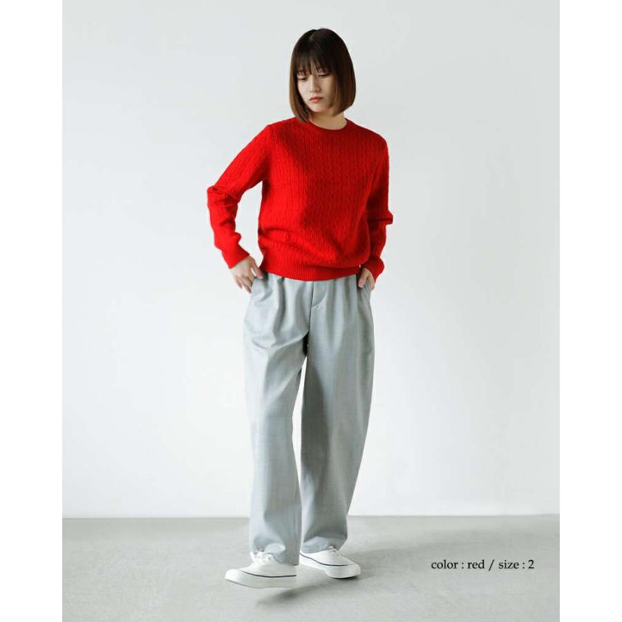 SLOANE 12G メリノウールミラノリブクルーネックニット SLOANE 12G メリノウールミラノリブクルーネックニット