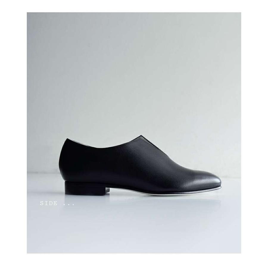 ビューティフルシューズ BEAUTIFUL SHOES  ステアレザー ミニマルデザイン スリット シューズ slit-shoes  レディースの画像