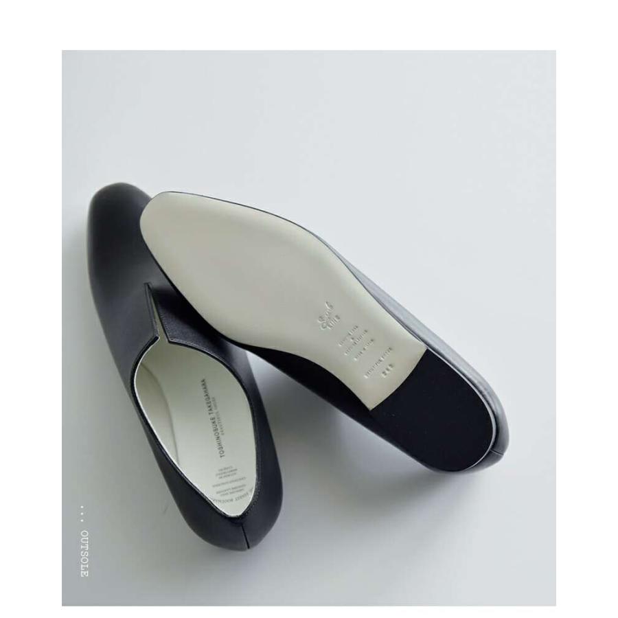 ビューティフルシューズ BEAUTIFUL SHOES  ステアレザー ミニマルデザイン スリット シューズ slit-shoes  レディースの画像