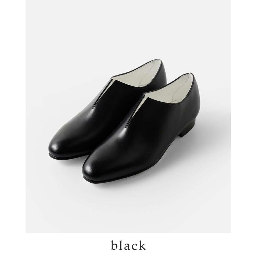 ビューティフルシューズ BEAUTIFUL SHOES  ステアレザー ミニマルデザイン スリット シューズ slit-shoes  レディースの画像