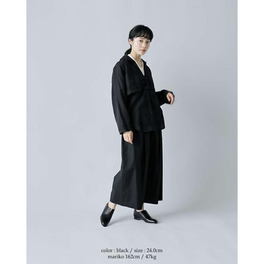 ビューティフルシューズ BEAUTIFUL SHOES  ステアレザー ミニマルデザイン スリット シューズ slit-shoes  レディースの画像