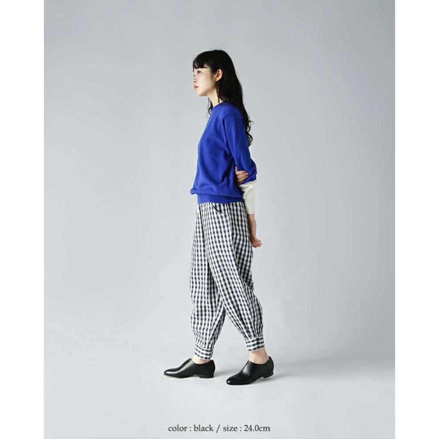 ビューティフルシューズ BEAUTIFUL SHOES  ステアレザー ミニマルデザイン スリット シューズ slit-shoes  レディースの画像