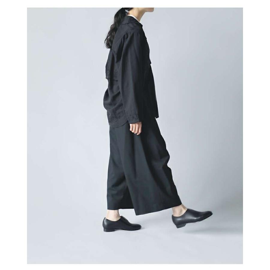 ビューティフルシューズ BEAUTIFUL SHOES  ステアレザー ミニマルデザイン スリット シューズ slit-shoes  レディースの画像