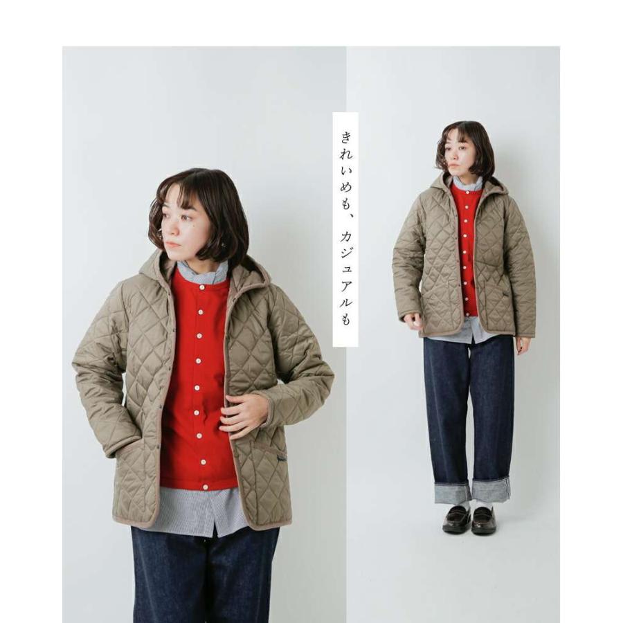 LAVENHAM（ラベンハム） フード付き クレイドン キルティング 