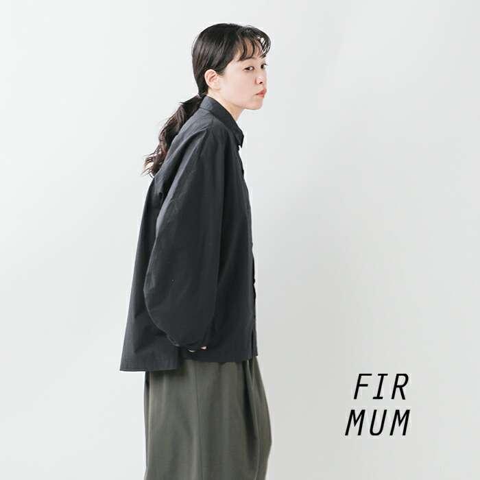 フィル マム FIR MUM コットン ポリコア タイプライター ビッグスリーブ シャツ sn-fr0404sf  ユニセックスの画像