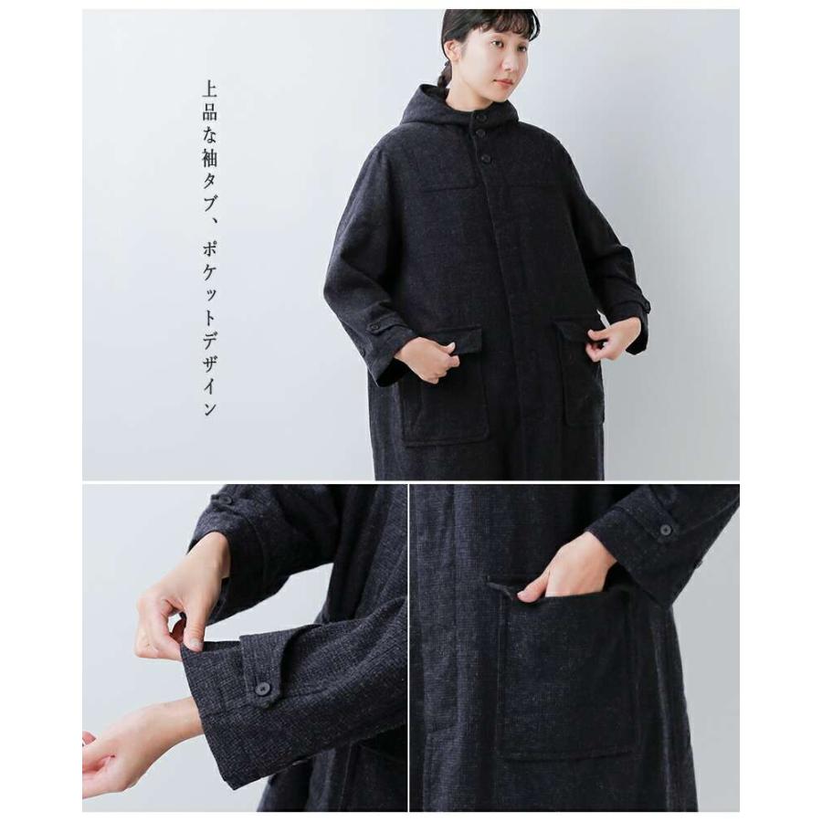 FIRMUM フィル マム ウール 千鳥 ダッフルコート sn-fr1401ct ユニ