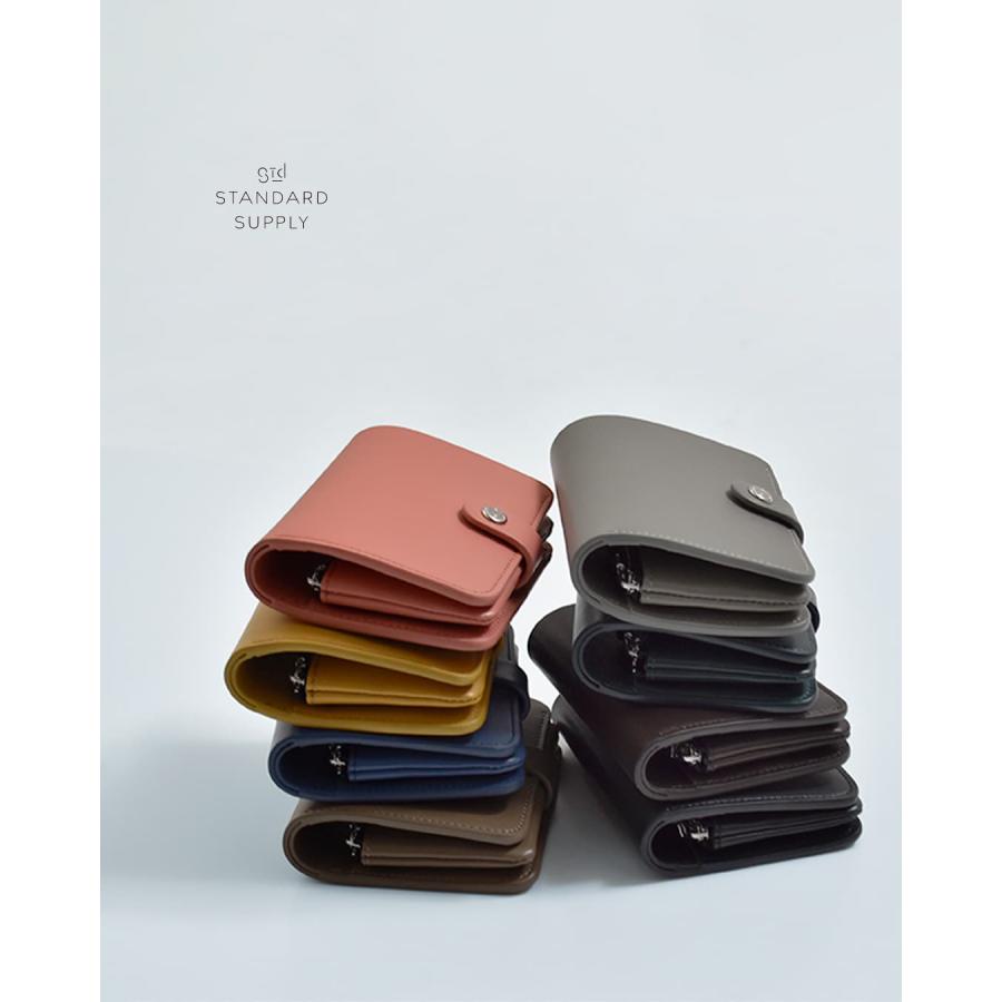 STANDARD SUPPLY レザーカラーウォレット STANDARD SUPPLY（スタンダードサプライ） レザー フラップ ウォレット