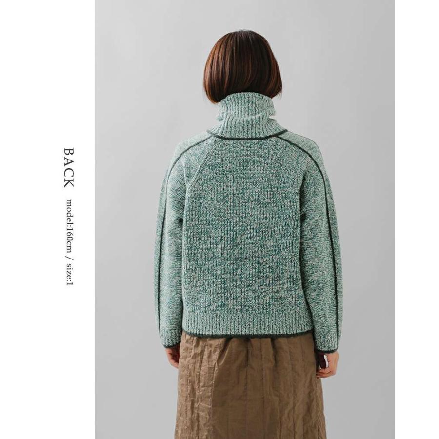 sneeuw（スニュウ） セール【30%OFF】スニュウ ライン タートル ニット