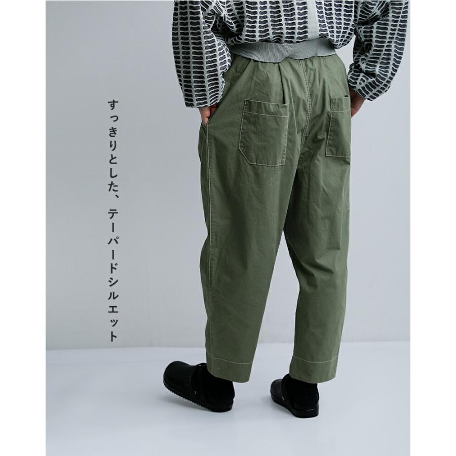 sneeuw（スニュウ） コットン タック ドローパンツ snw33-15