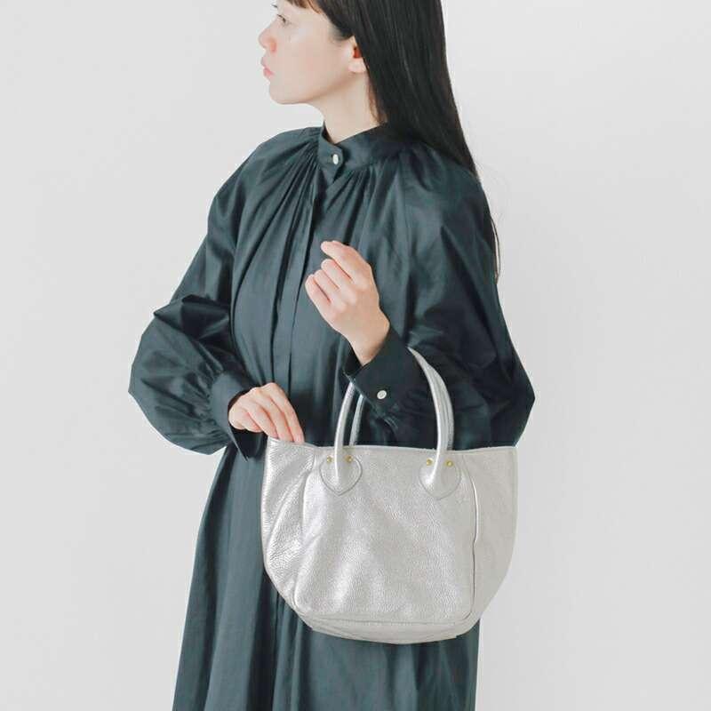 マリンデイ ハンドバッグ MARINE DAY  カウレザー シルバー箔 ハンドバッグ “SPECIAL PLUM” special-plum  ☆☆ クーポン対象 MARINEDAY（マリンデイ） セール【20%OFF】マリンデイ カウレザー