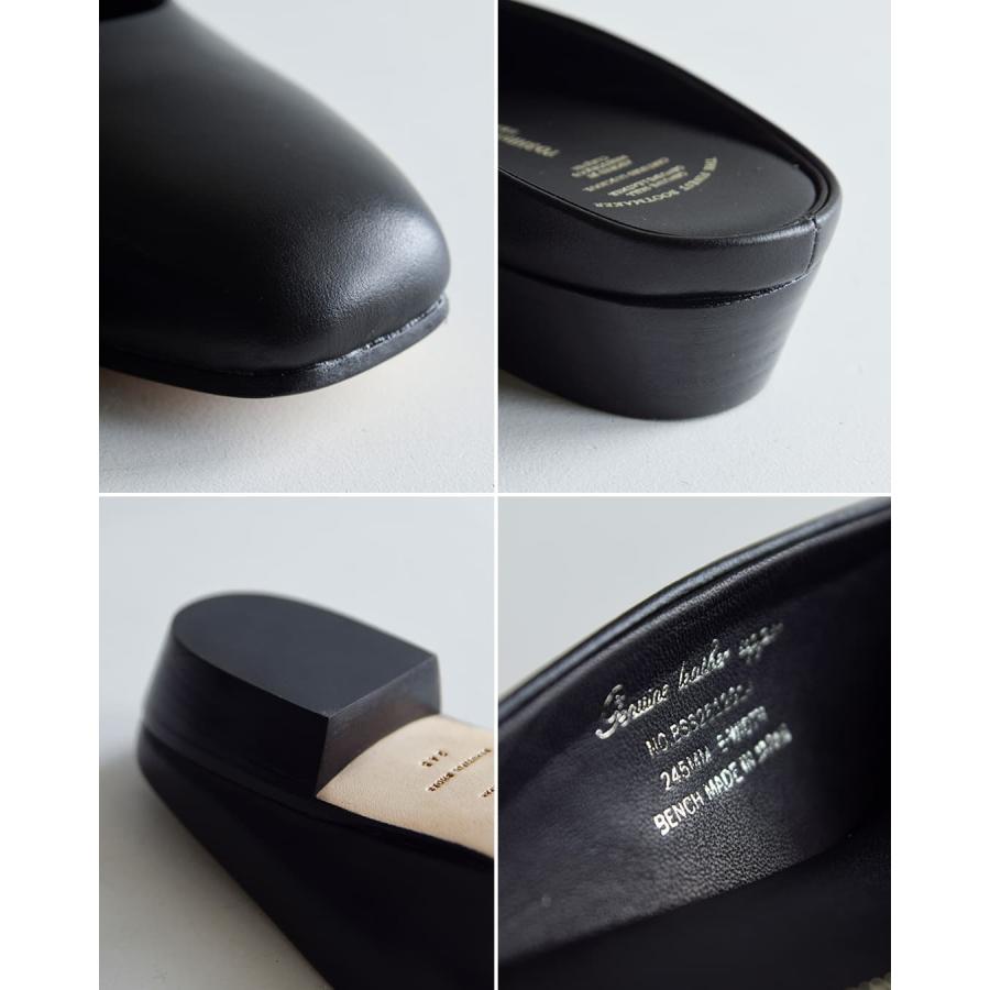 ビューティフルシューズ BEAUTIFUL SHOES キップレザー スクエア ミュール パンプス square-mule レディース  春夏 2026ss新作の画像