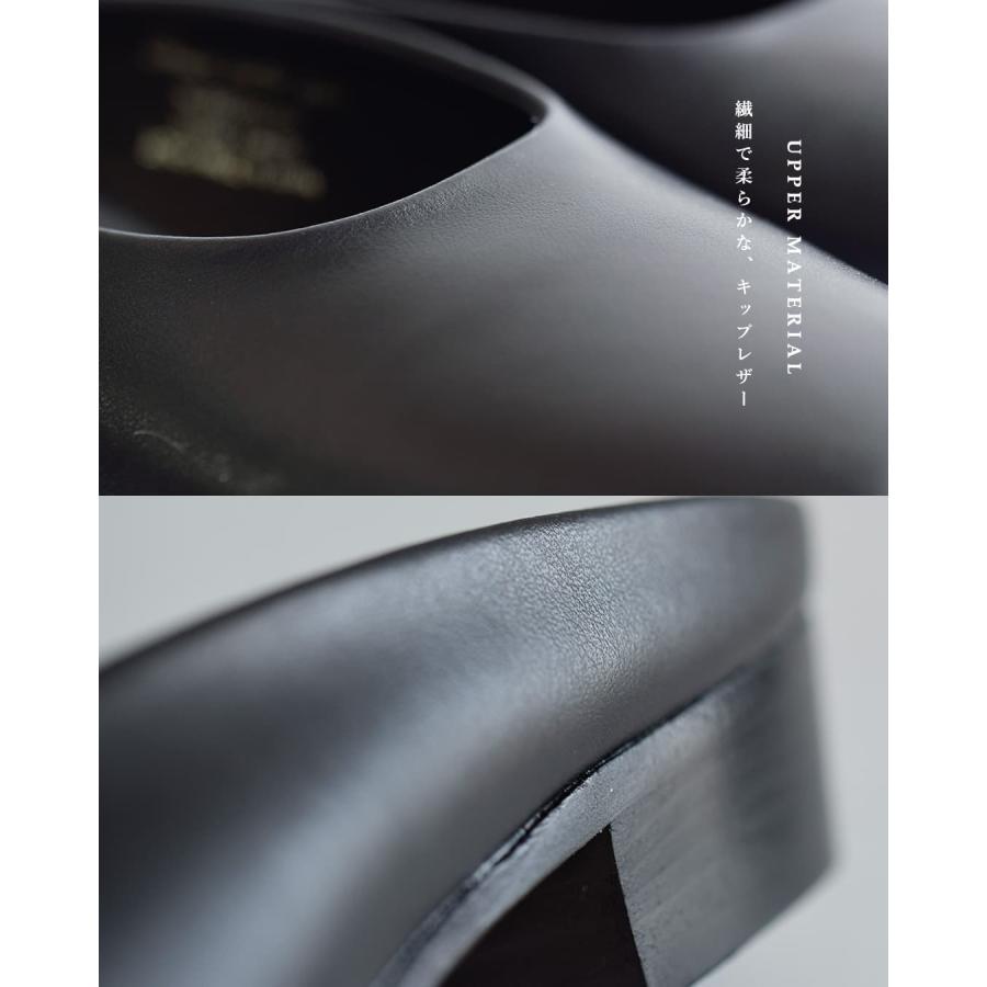 ビューティフルシューズ BEAUTIFUL SHOES キップレザー スクエア ミュール パンプス square-mule レディース  春夏 2026ss新作の画像