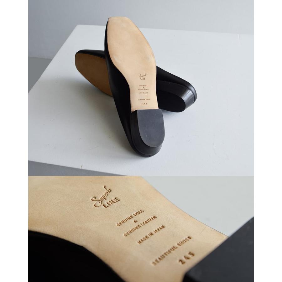 ビューティフルシューズ BEAUTIFUL SHOES キップレザー スクエア ミュール パンプス square-mule レディース  春夏 2026ss新作の画像