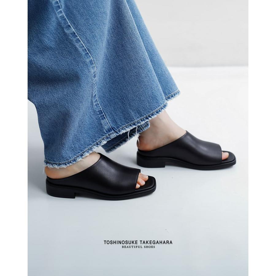ビューティフルシューズ BEAUTIFUL SHOES ステアレザー スクエアトゥ サンダル square-sandals レディース  春夏 2026ss新作の画像