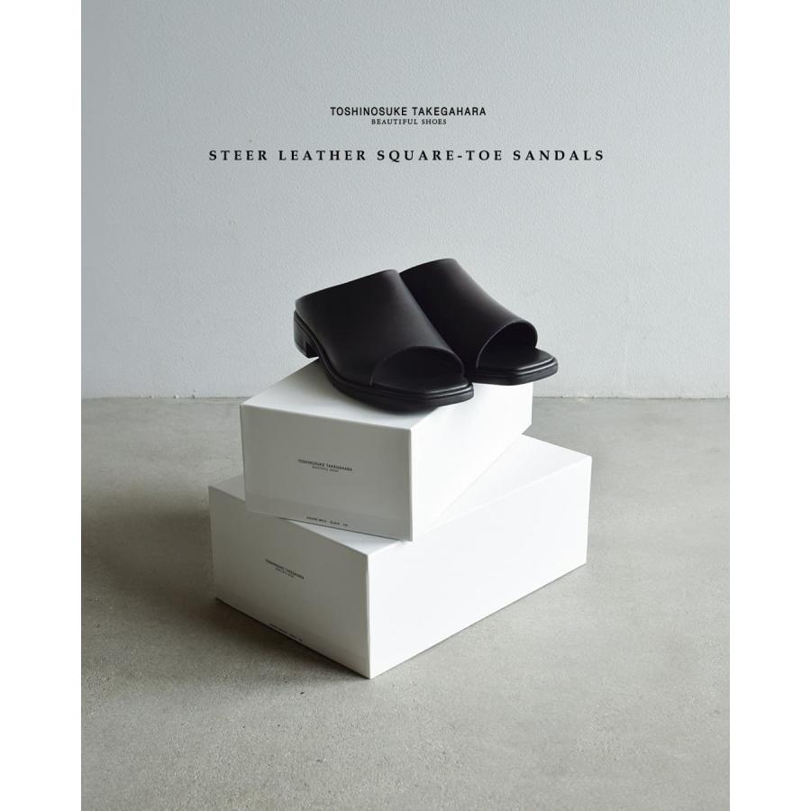ビューティフルシューズ BEAUTIFUL SHOES ステアレザー スクエアトゥ サンダル square-sandals レディース  春夏 2026ss新作の画像
