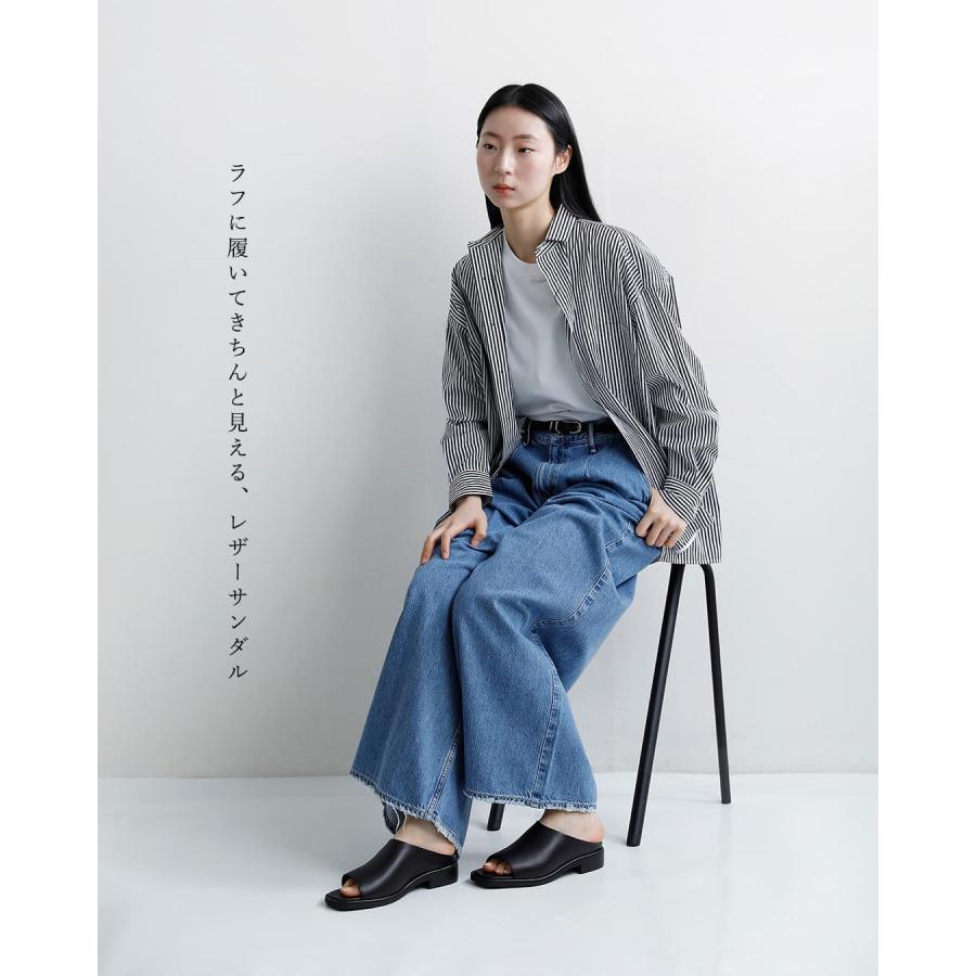 ビューティフルシューズ BEAUTIFUL SHOES ステアレザー スクエアトゥ サンダル square-sandals レディース  春夏 2026ss新作の画像