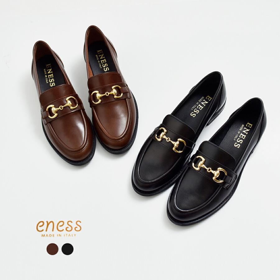 eness（エネス） レザー ビットローファー st-1144 春夏 レディース