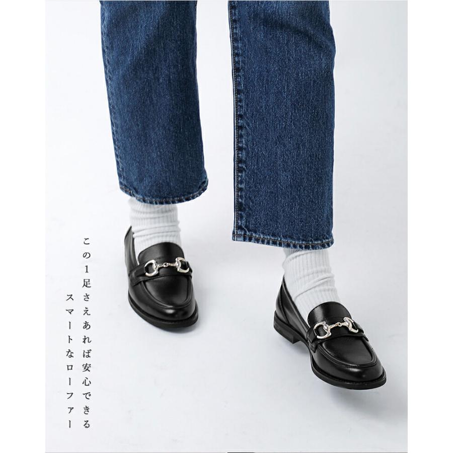 eness（エネス） レザー ビットローファー st-1144 レディース