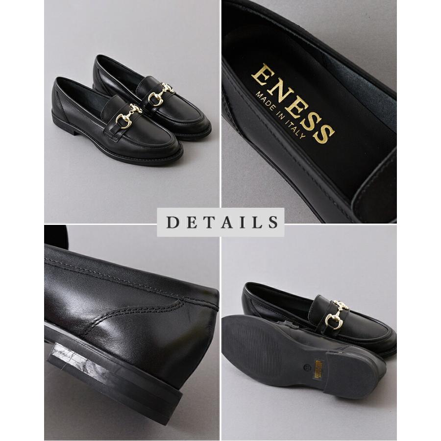 eness（エネス） レザー ビットローファー st-1144 春夏 レディース