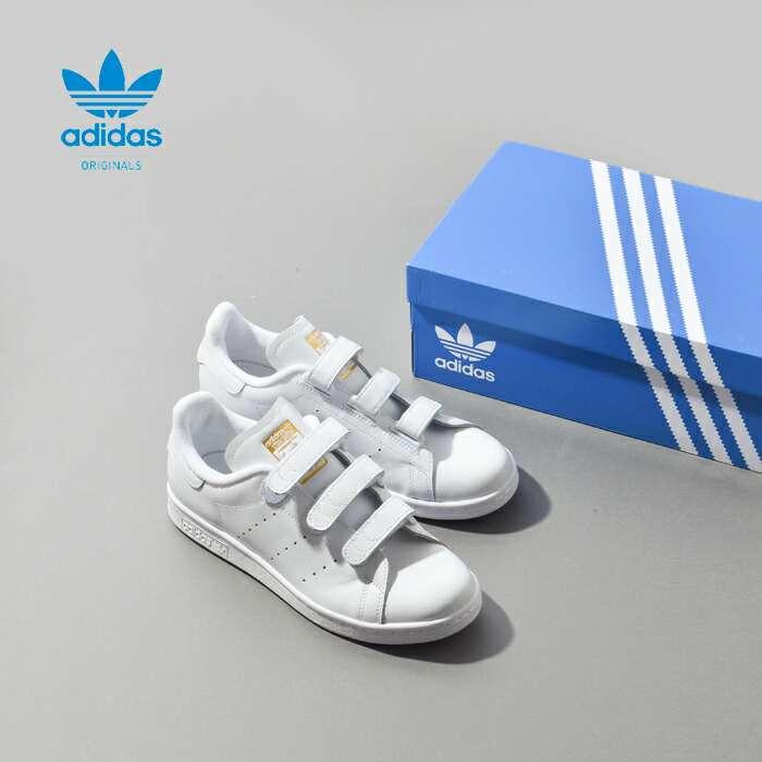 【極美品】adidas originals stansmith CF ベルクロ adidas Originals ベルクロ スニーカー 定番グリーン アディダス