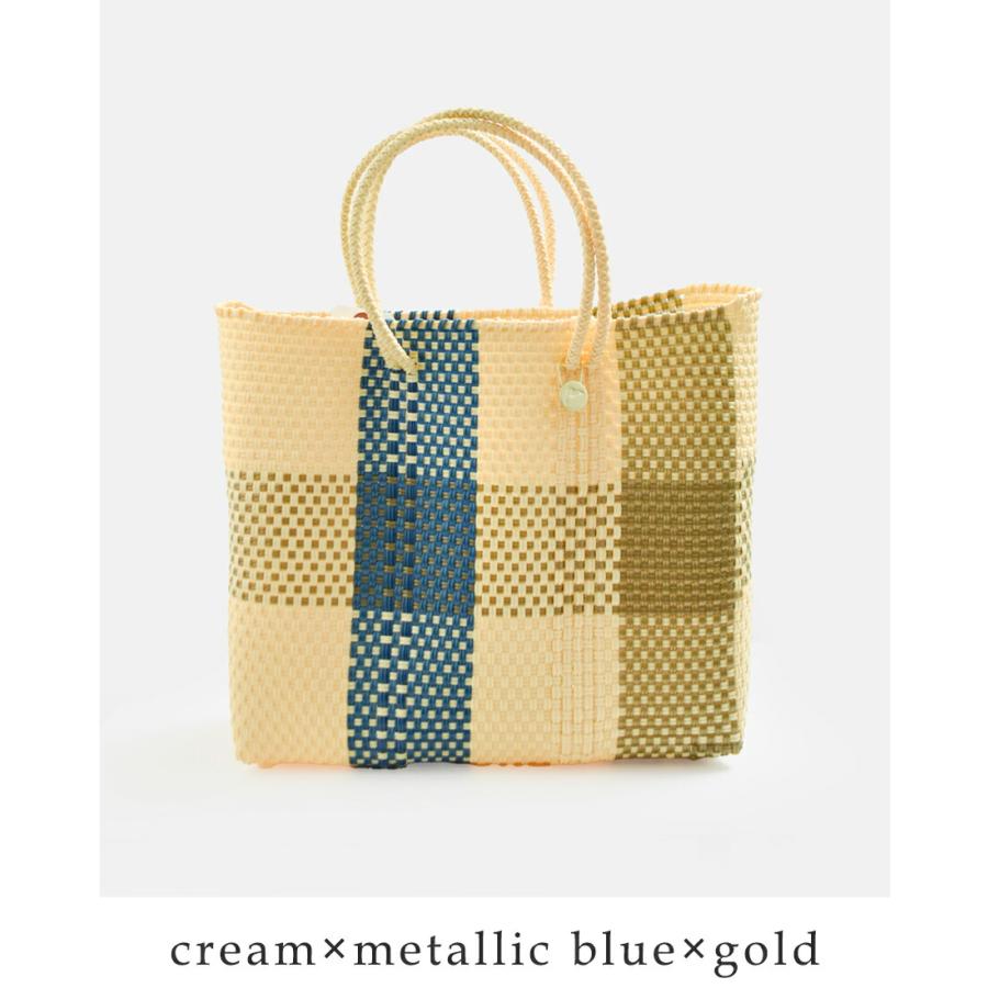 Letra（レトラ） メルカドバッグ Sサイズ TABLERO 3COLORS CHECK ARENA