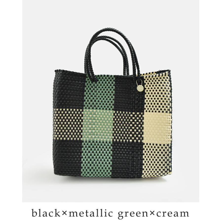 Letra（レトラ） メルカドバッグ Sサイズ TABLERO 3COLORS CHECK ARENA