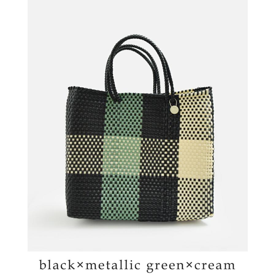 Letra（レトラ） メルカドバッグ Sサイズ TABLERO 3COLORS CHECK ARENA