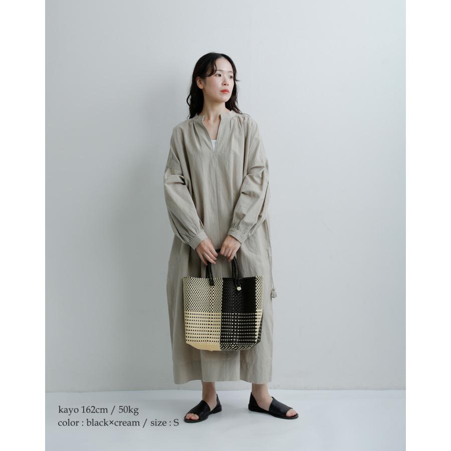 Letra（レトラ） メルカドバッグ Sサイズ TABLERO 3COLORS CHECK ARENA