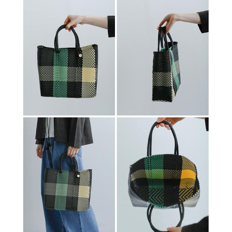 Letra（レトラ） メルカドバッグ Sサイズ TABLERO 3COLORS CHECK ARENA