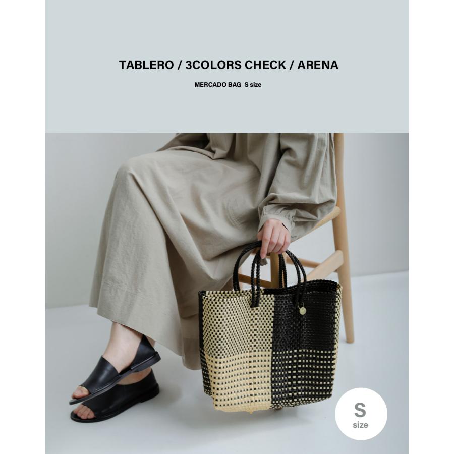 Letra（レトラ） メルカドバッグ Sサイズ TABLERO 3COLORS CHECK ARENA