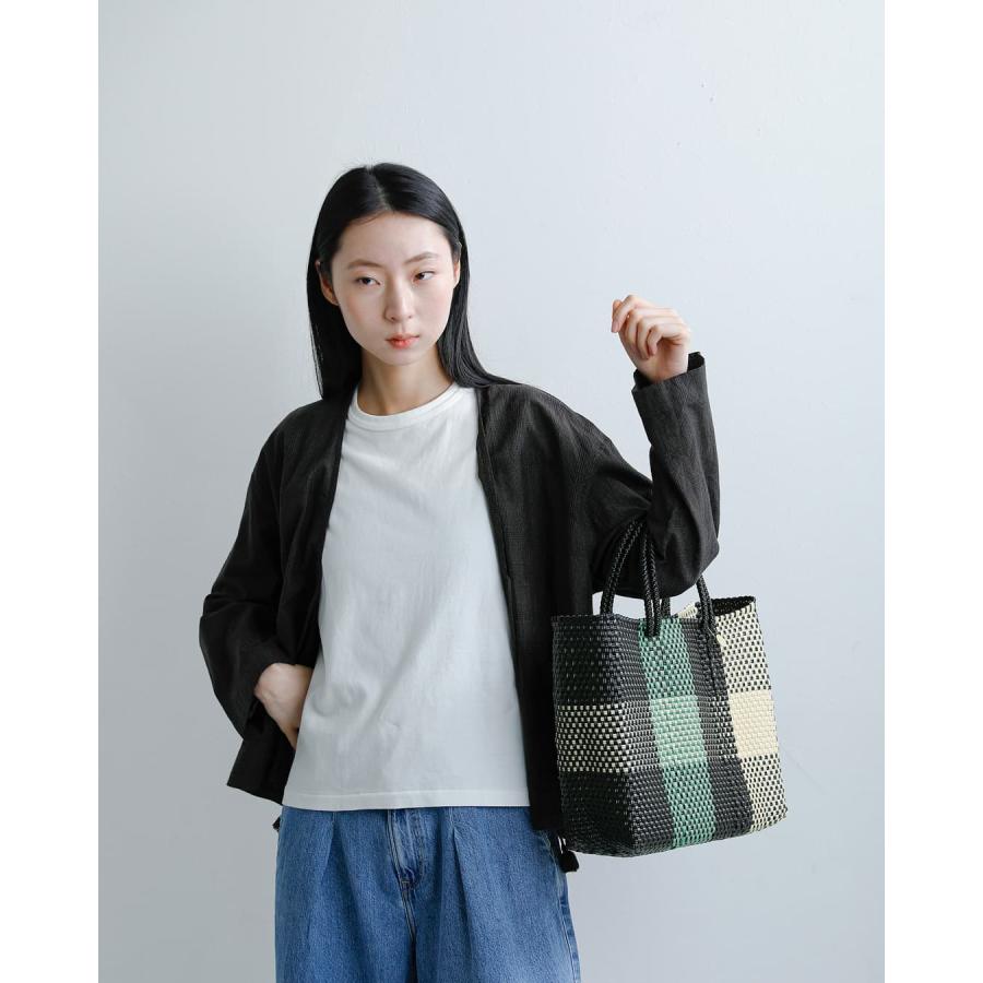 Letra（レトラ） メルカドバッグ Sサイズ TABLERO 3COLORS CHECK ARENA