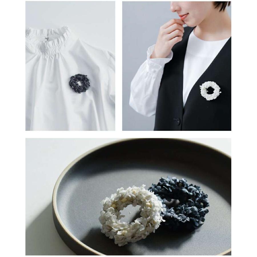 【新品未使用】tumugu ツムグ アトリエ染花別注 ブローチ tumugu（ツムグ） アトリエ染花別注ブローチ ta20101 レディース