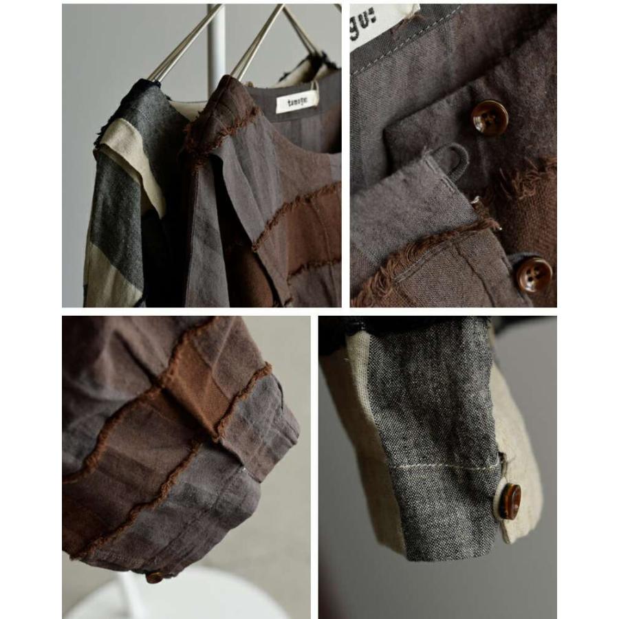 tumugu（ツムグ） セール【40%OFF】ツムグ リネン コットン ブロック
