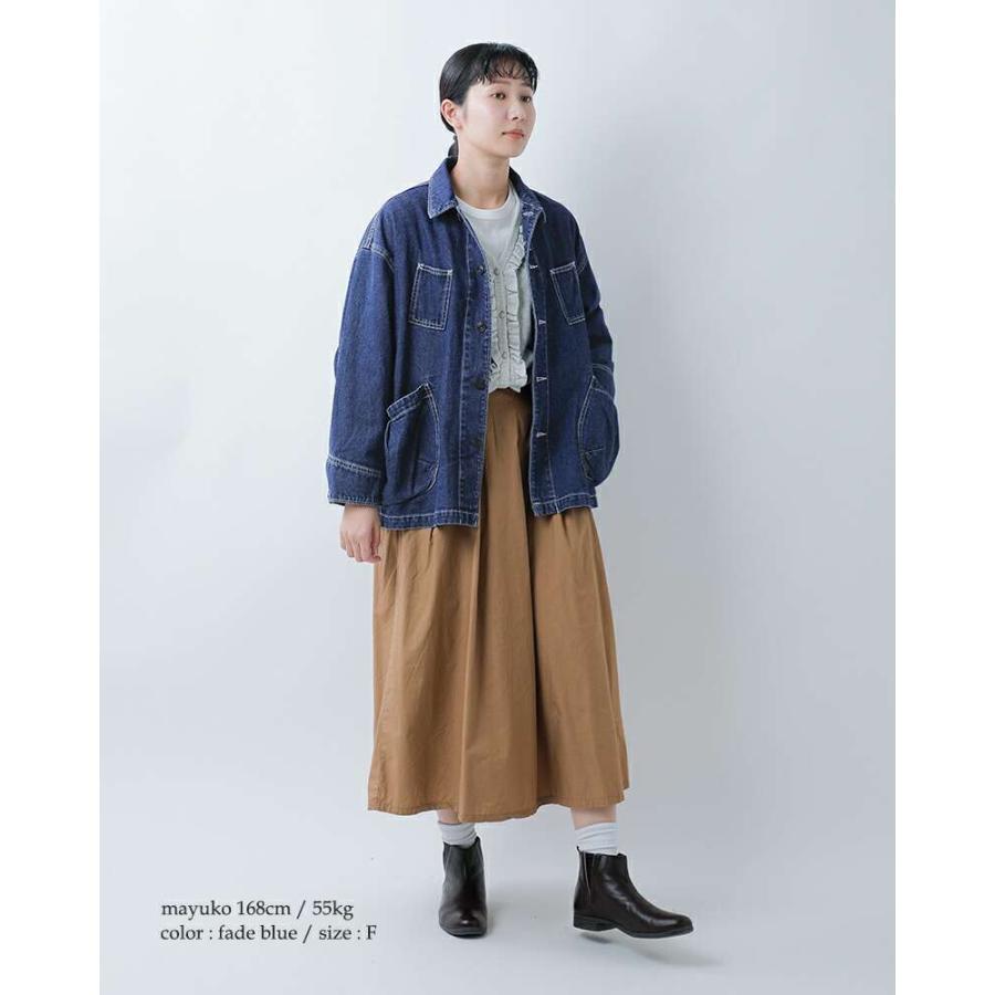 tumugu（ツムグ） ヘリンボーン デニム カバーオール tb25330