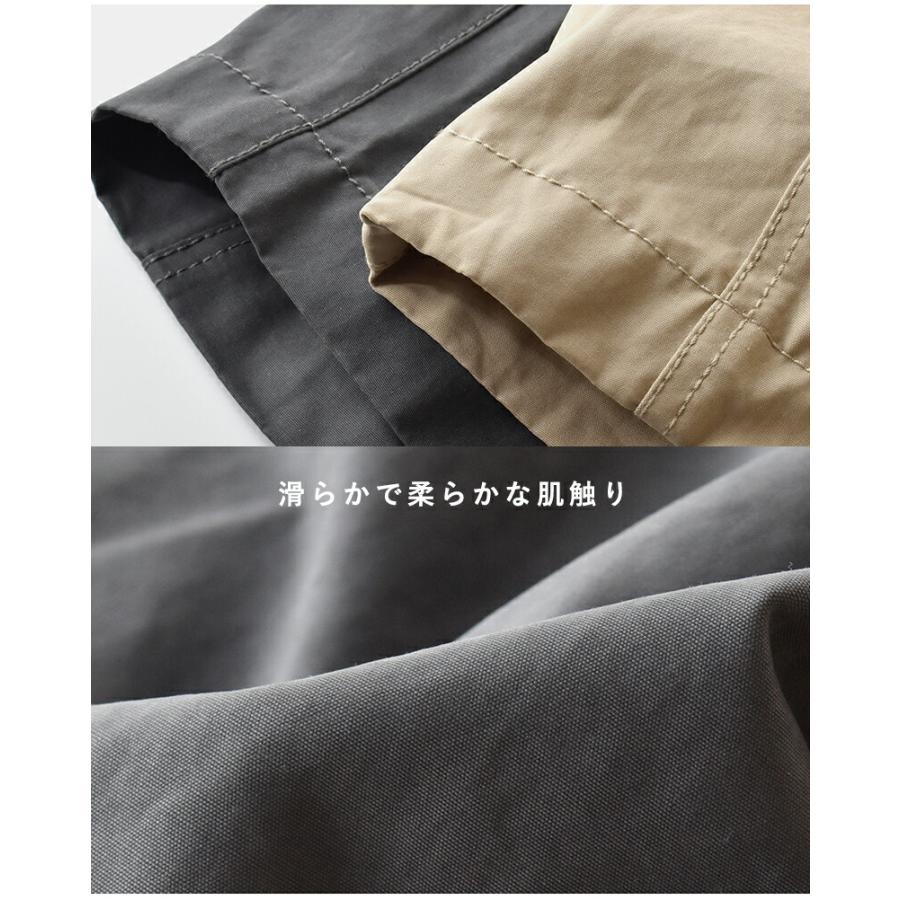 ツムグ tumugu コットン ナイロン サロペット tb25433 レディース  春夏 2026ss新作の画像