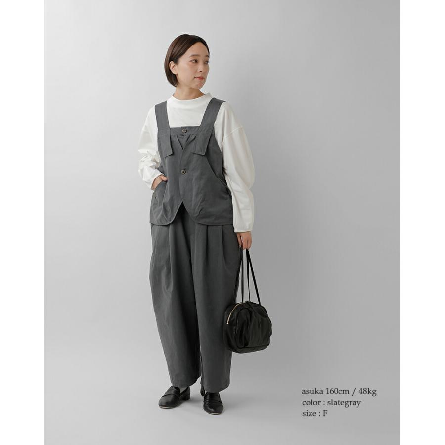 tumugu（ツムグ） コットン ナイロン サロペット tb25433 レディース