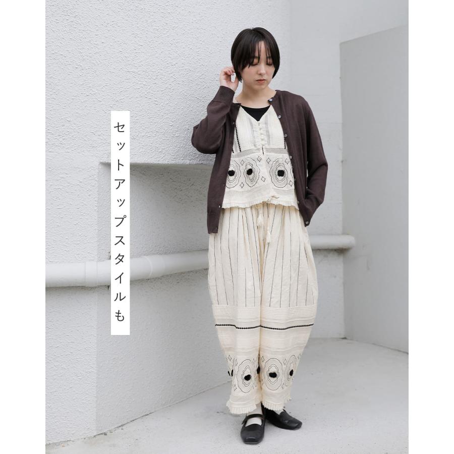 tumugu（ツムグ） キャンブリック コットンメッシュ パンツ tb26119