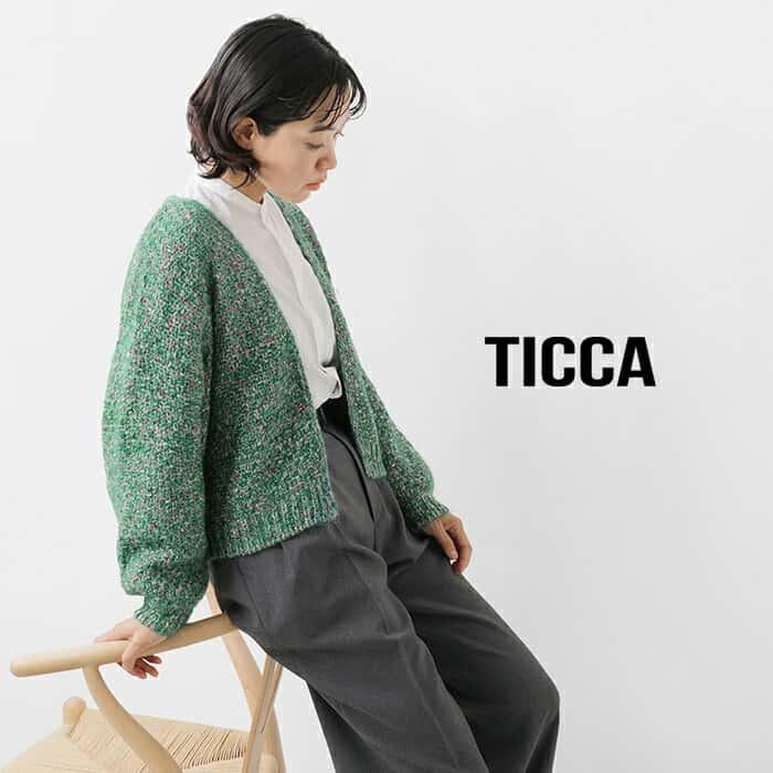 【☆】【30%OFF】TICCA ティッカ ツイード ニット カーディガン tbca-412 レディース