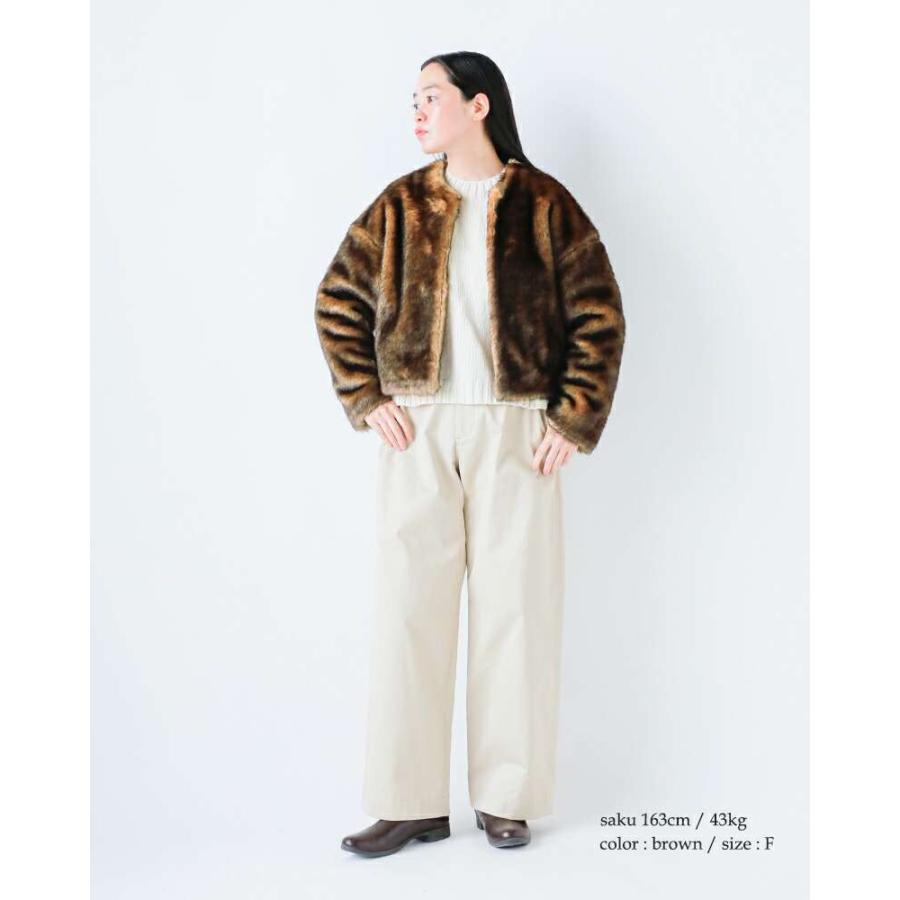 未使用　タグ付き✨ティッカ ウールファーショートコート ブルゾン カーキー TICCA / ティッカ ウールファーショートコート（その他ブルゾン