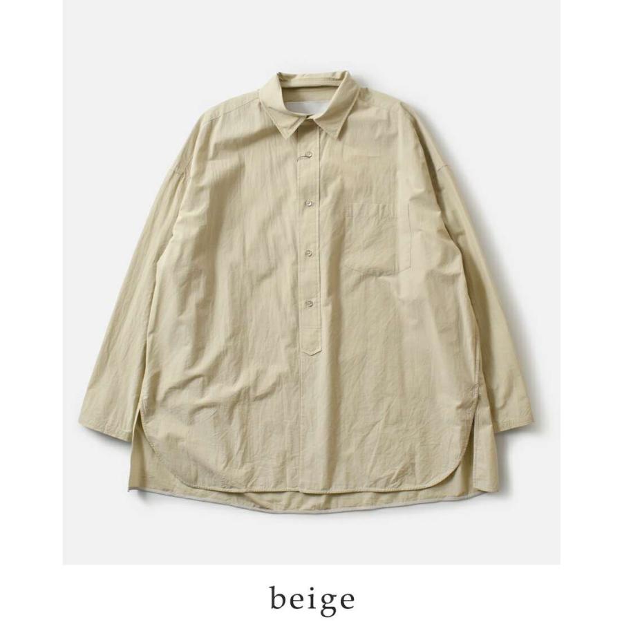 TICCA ティッカ コットン ハーブ スクエア ビッグ シャツ