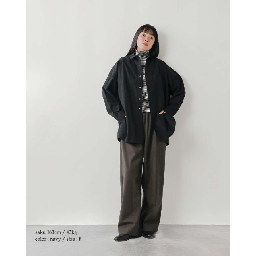 TICCA ティッカ コットン ハーブ スクエア ビッグ シャツ